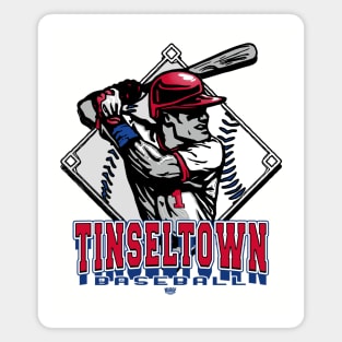 Tinseltown Forever Diamond Baseball Magnet